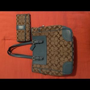Authenic Coach purse and wallet